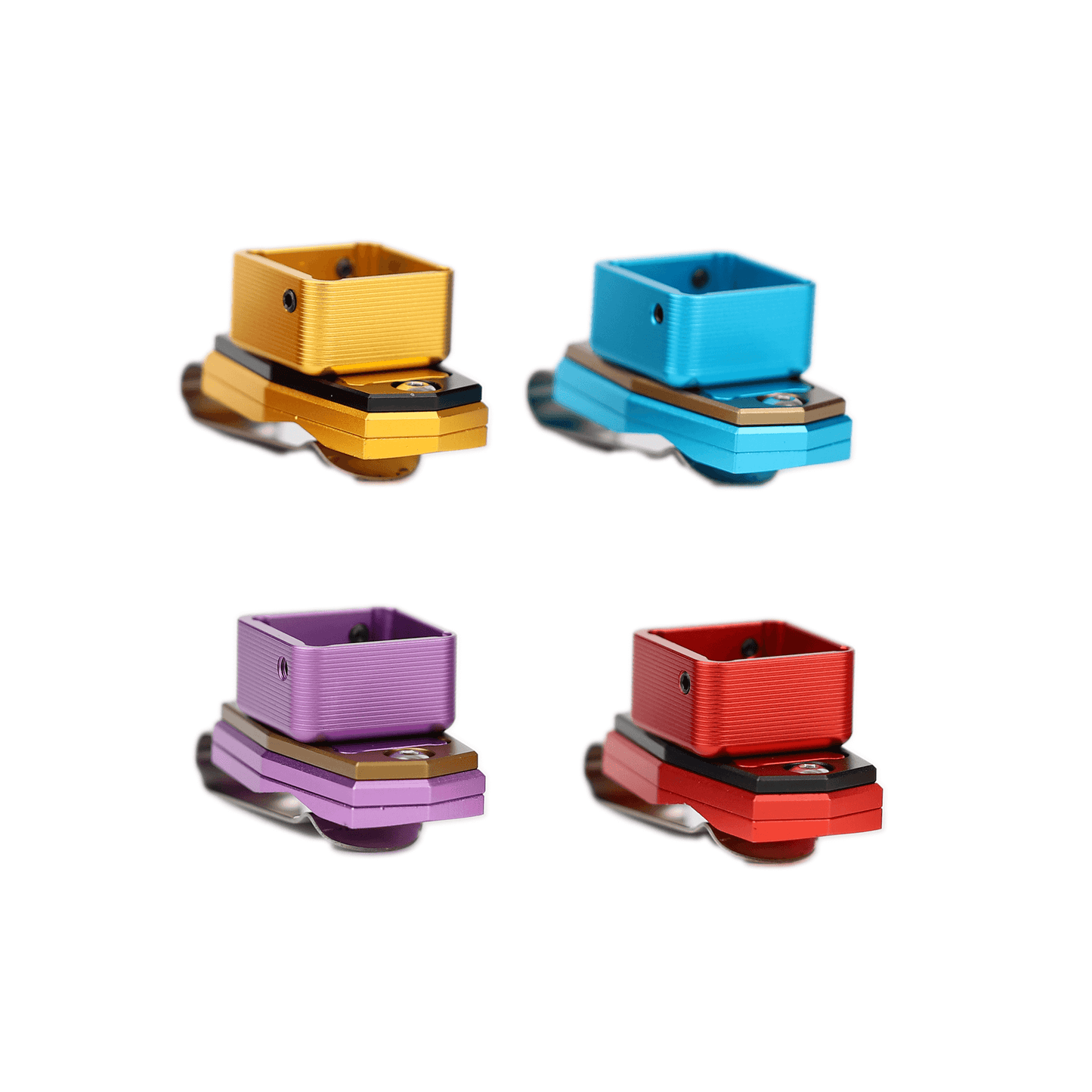 Magnetic cue claw holder four colors shown