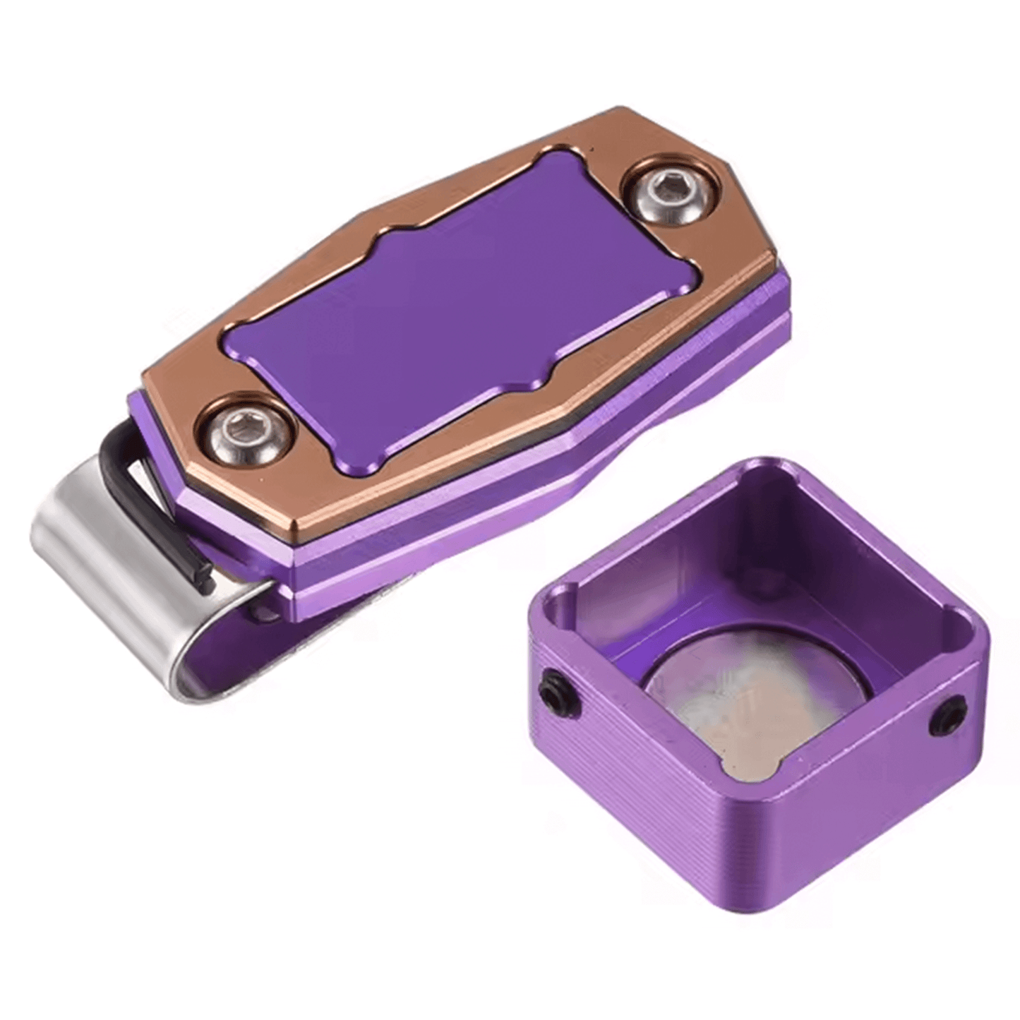 Purple magnetic chalk holder with allen wrench
