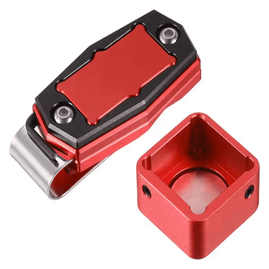 Red magnetic chalk holder with allen wrench magnetic chalk holder